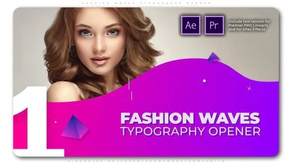 Fashion Waves Typography Opener 25566356